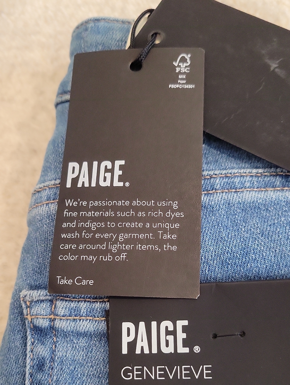 Paige Jeans, High-Rise Flare Style, New With Tags, Size 23 Waist - Picture 5 of 11